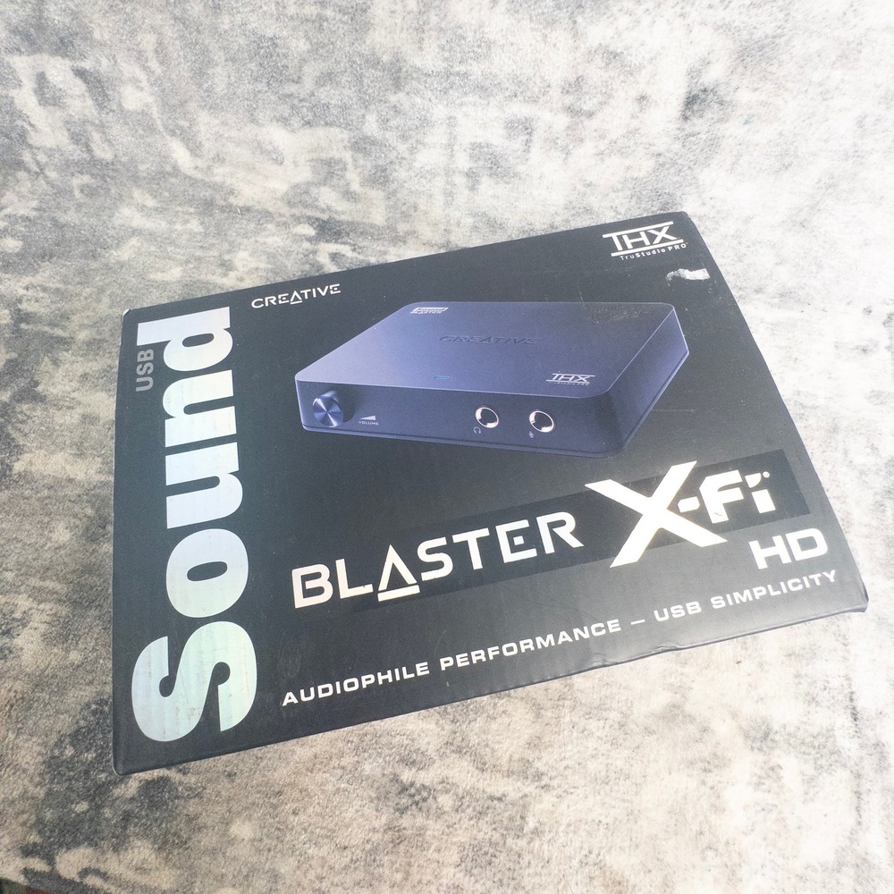 Creative Sound Blaster X-Fi HD USB Sound Card DAC SB1240 Factory Sealed